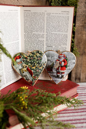 Santa Heart Ornament