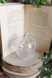 Glass Strawberry Jar