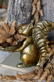 Brass Squirrel Figurine