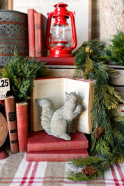 Concrete Squirrel Figurine