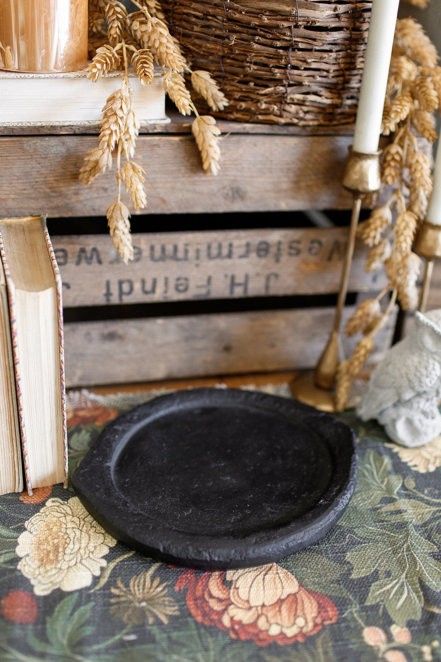 Vintage Village Plate
