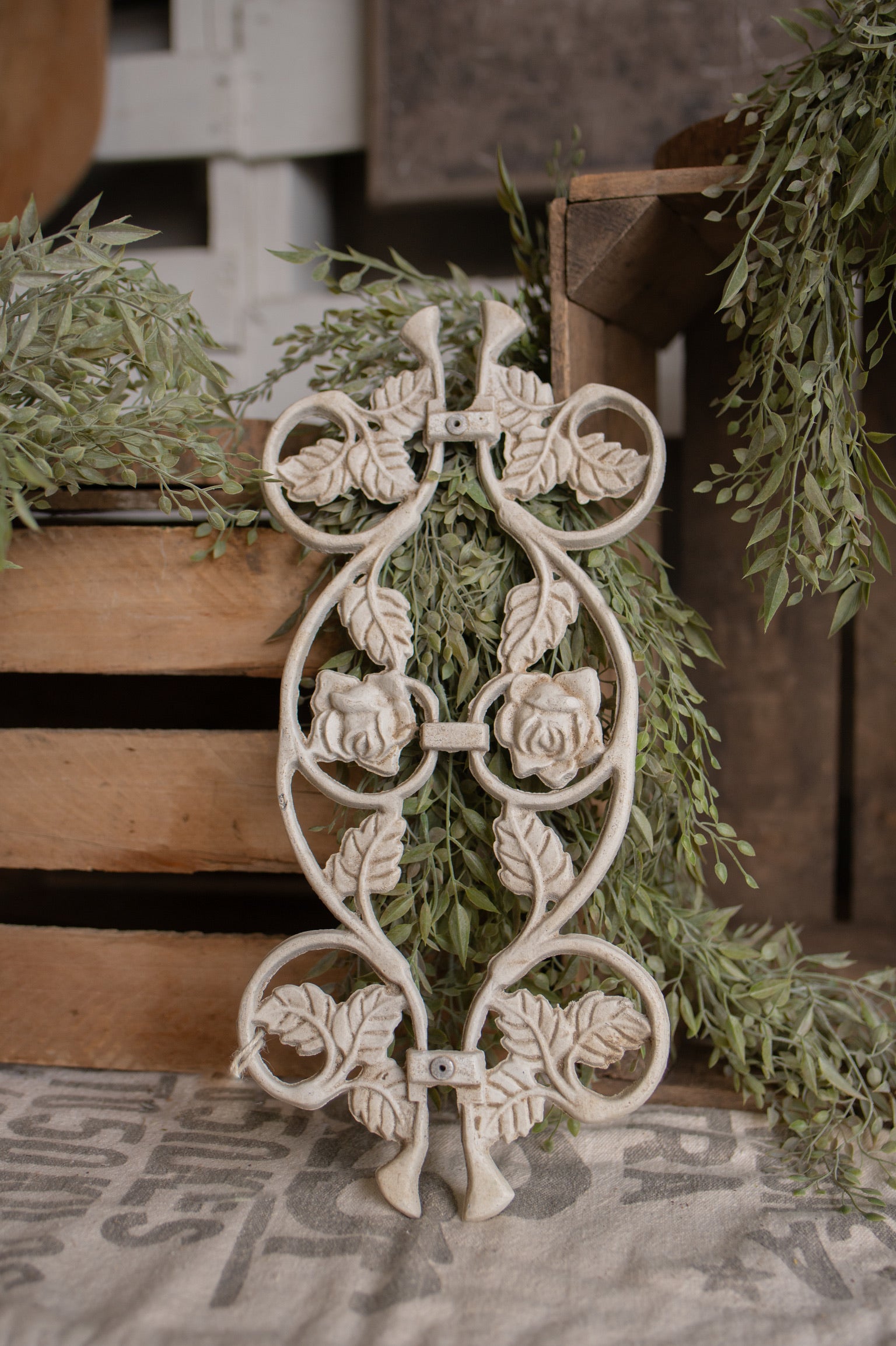 Salvaged Wrought Iron Fence Piece (A)