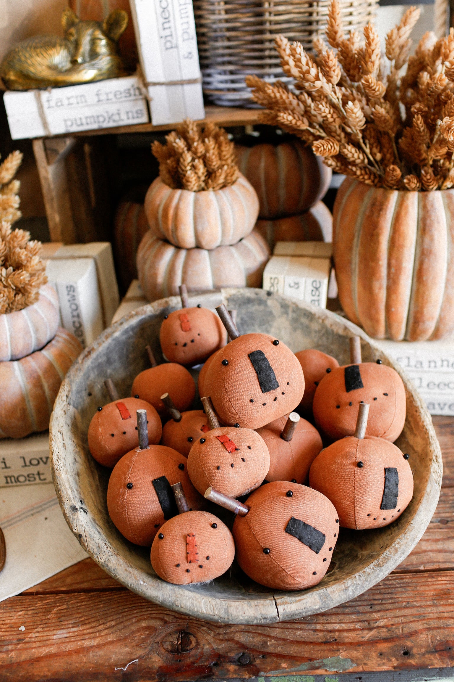 Primitive Pumpkin Head The Little Burlap Barn®