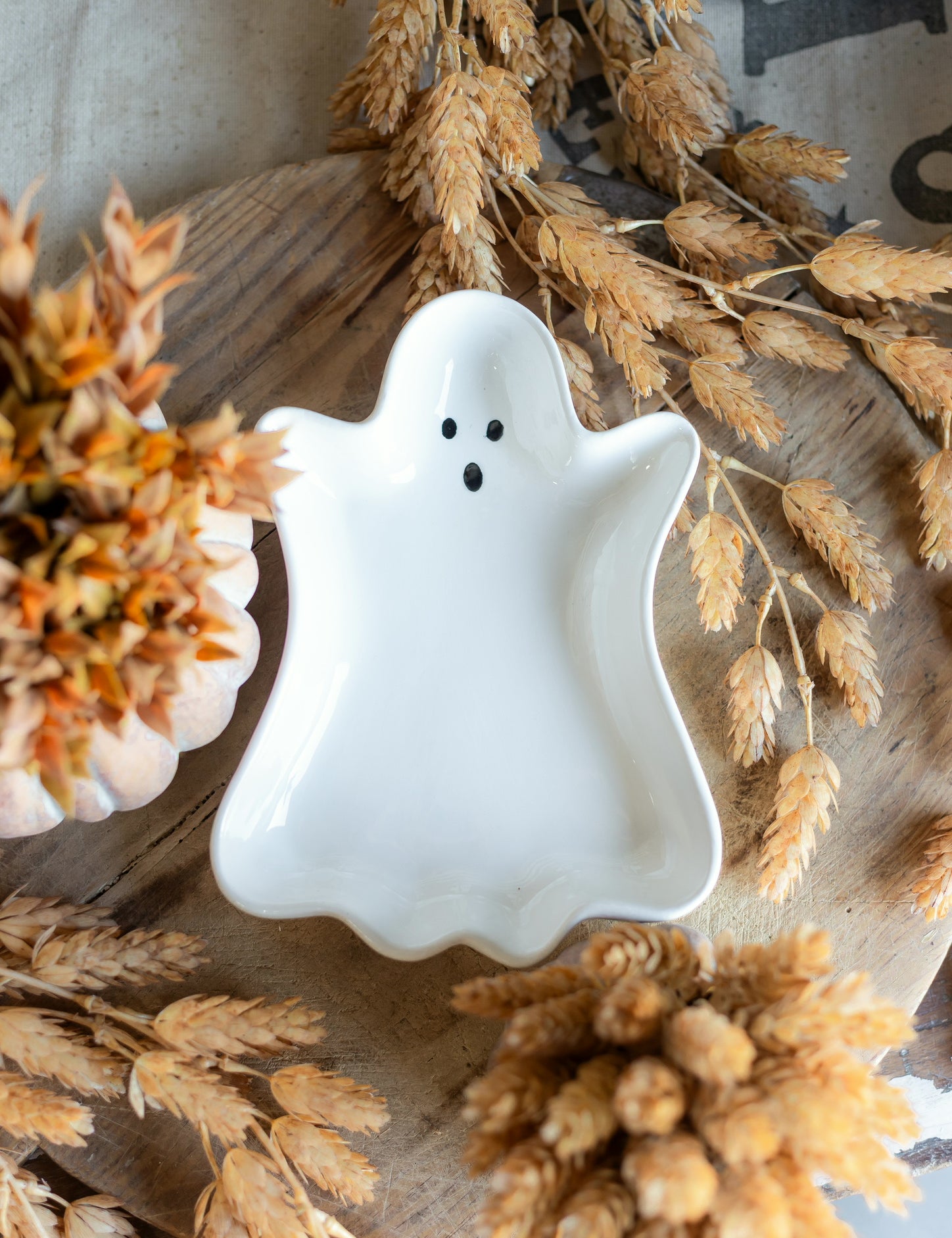Ceramic Ghost Tray The Little Burlap Barn