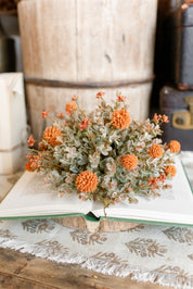 Whimsy Wildflower Sphere (Pumpkin)
