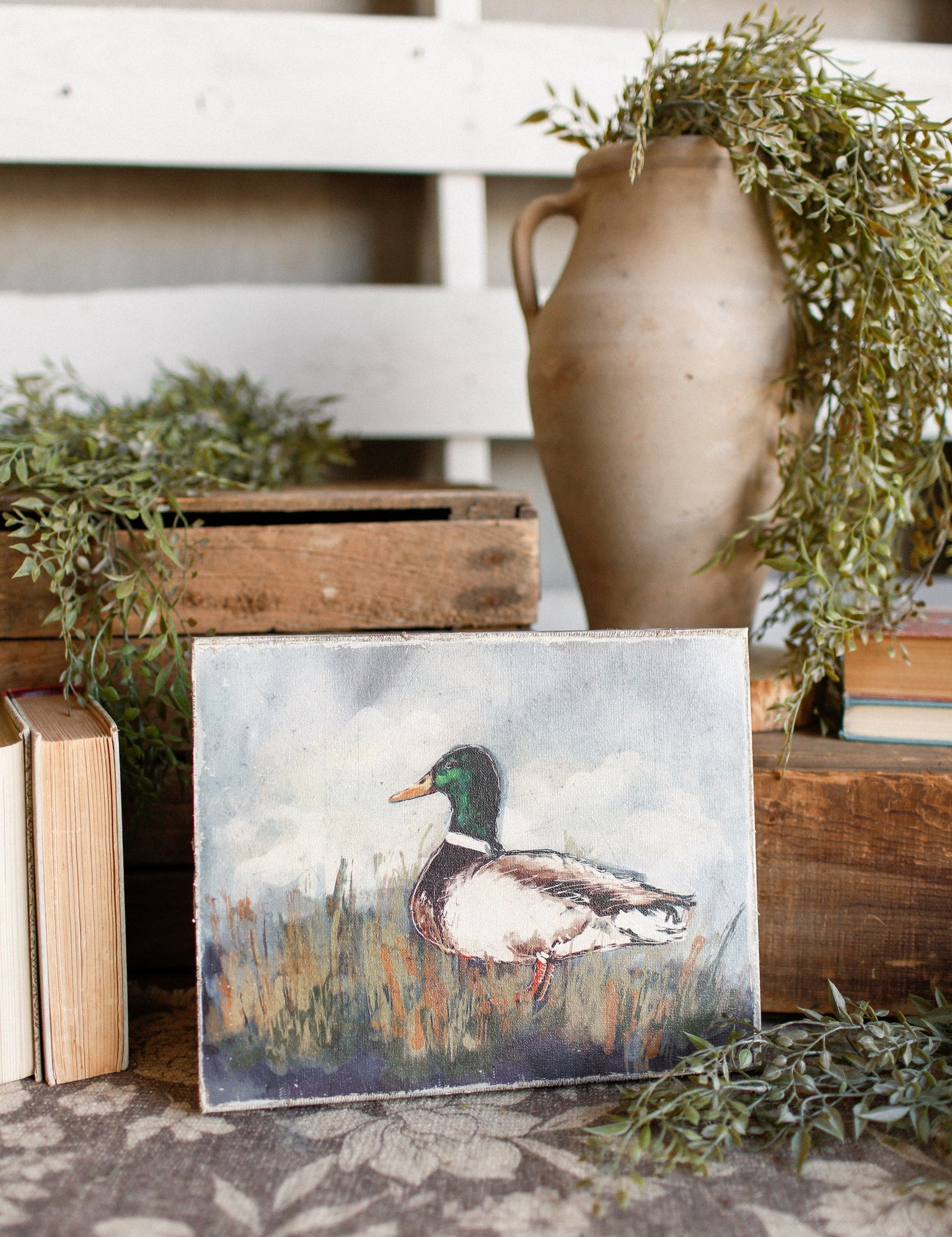 Duck Canvas Print The Little Burlap Barn®