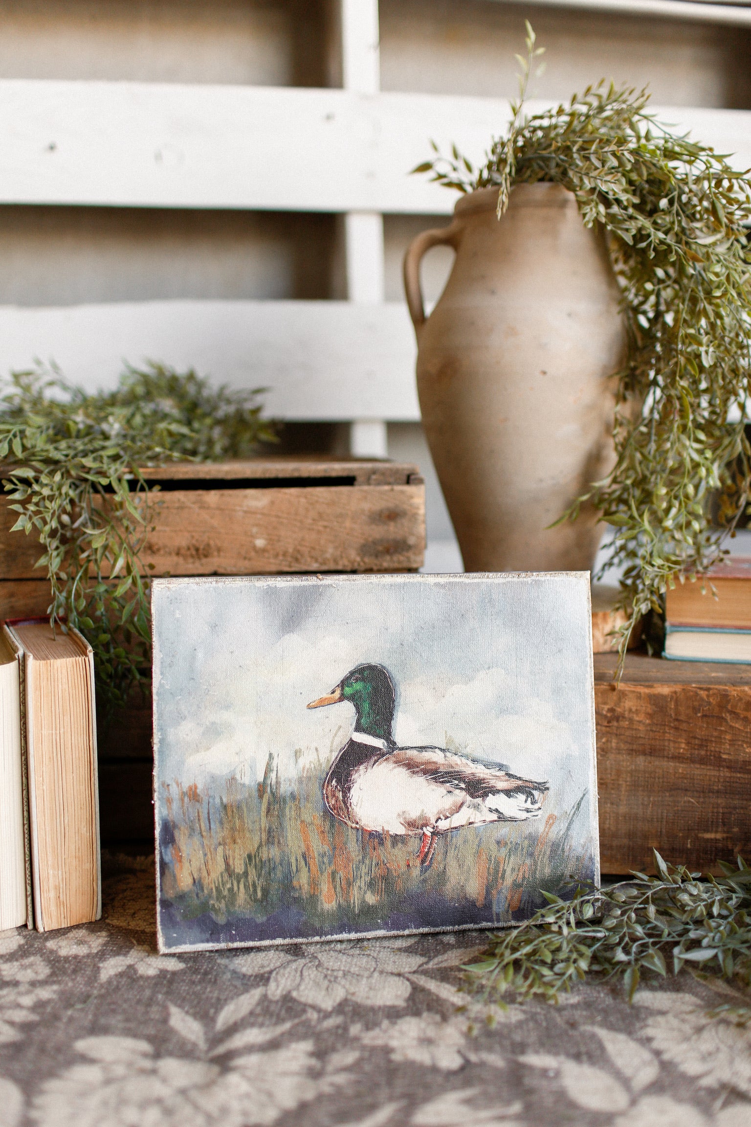 Duck Canvas Print The Little Burlap Barn®