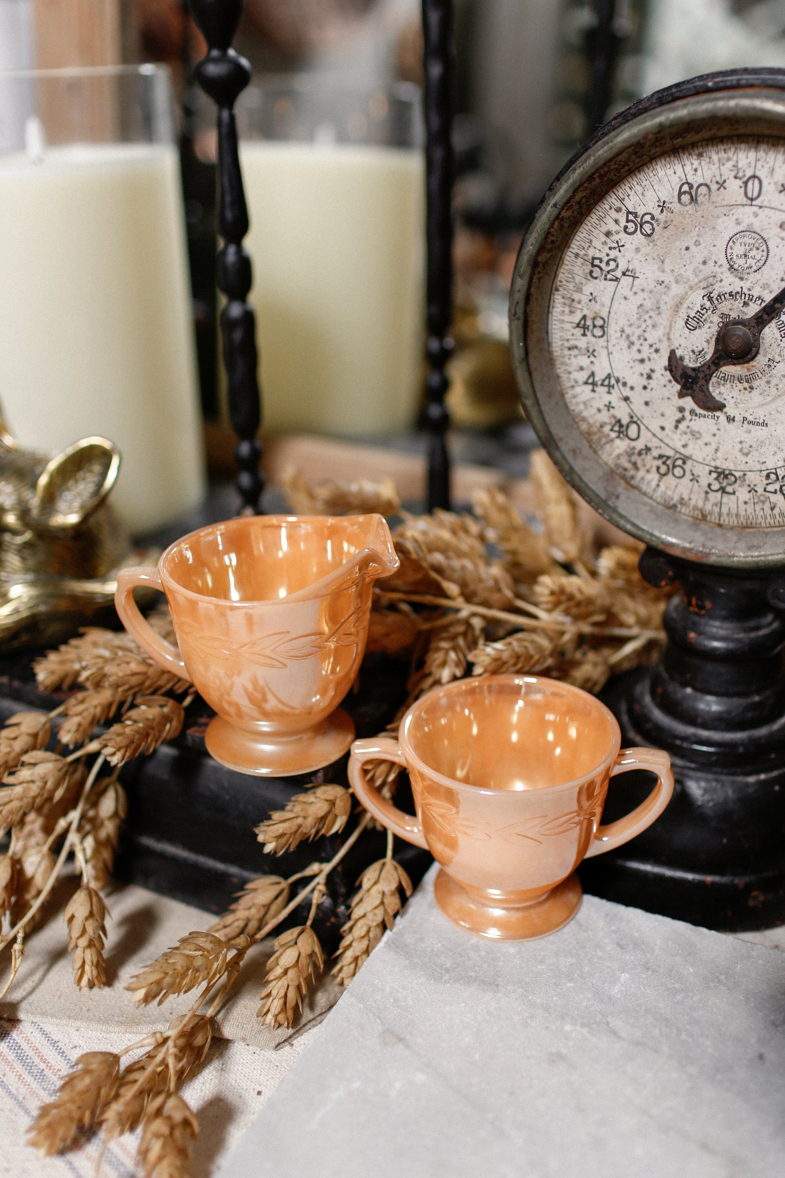 Vintage Fire King Cream & Sugar Set The Little Burlap Barn®