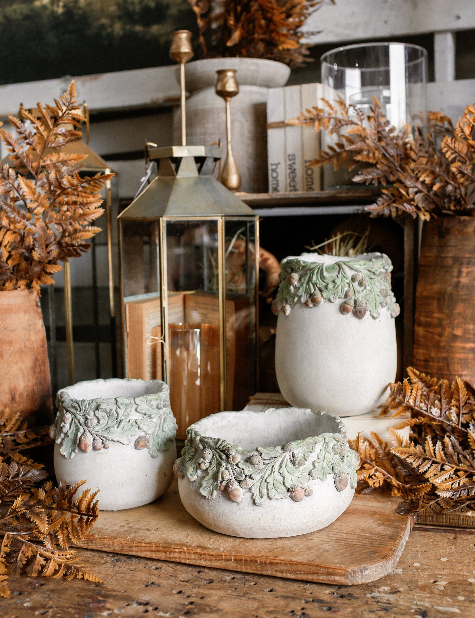 Concrete Acorn Pot The Little Burlap Barn®