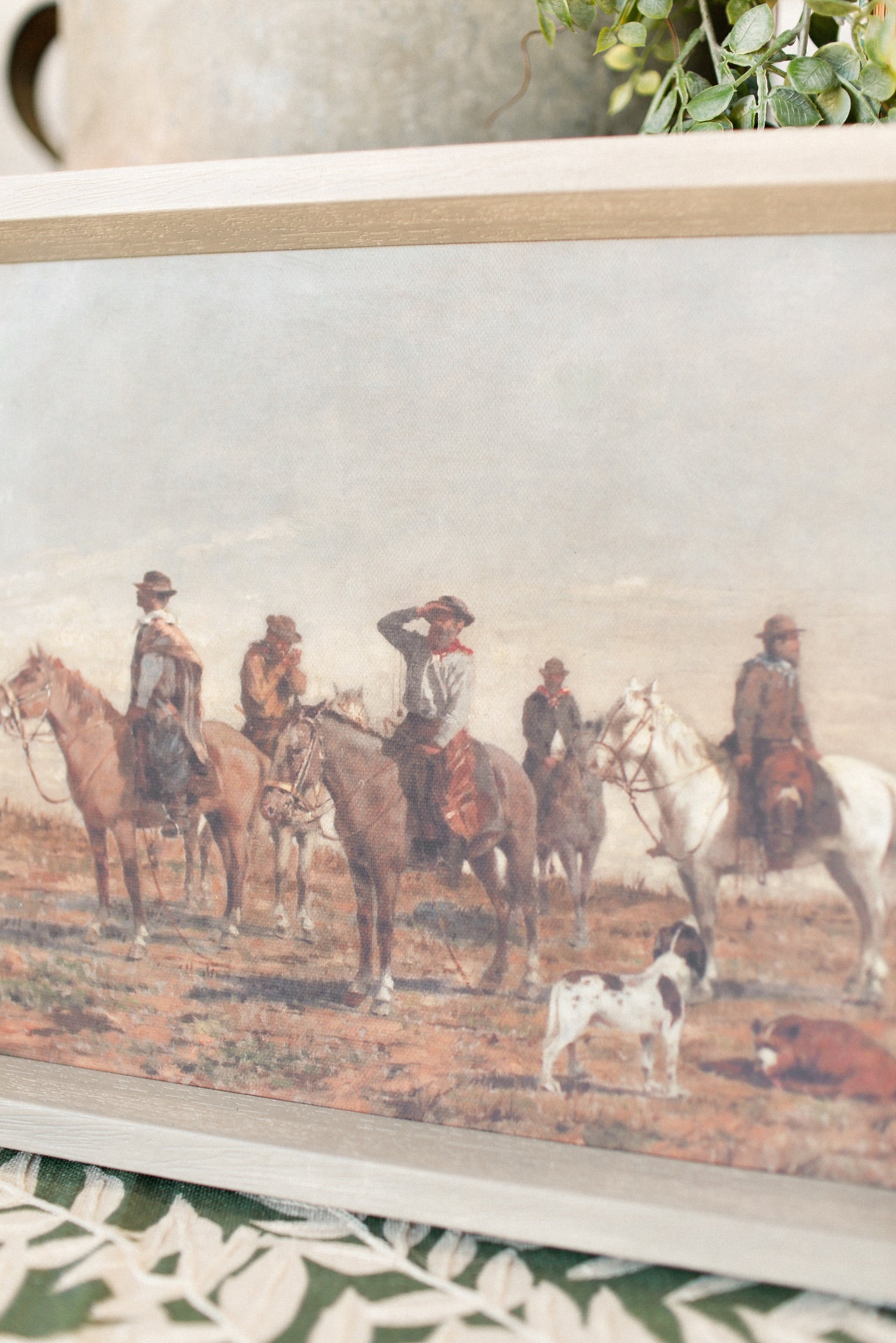 Cowboys Ride Framed Art The Little Burlap Barn®