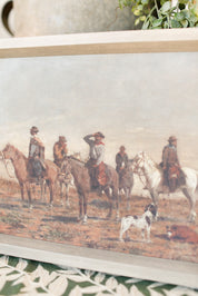 Cowboys Ride Framed Art The Little Burlap Barn®