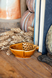 Stoneware Acorn Dish Creative Co-Op