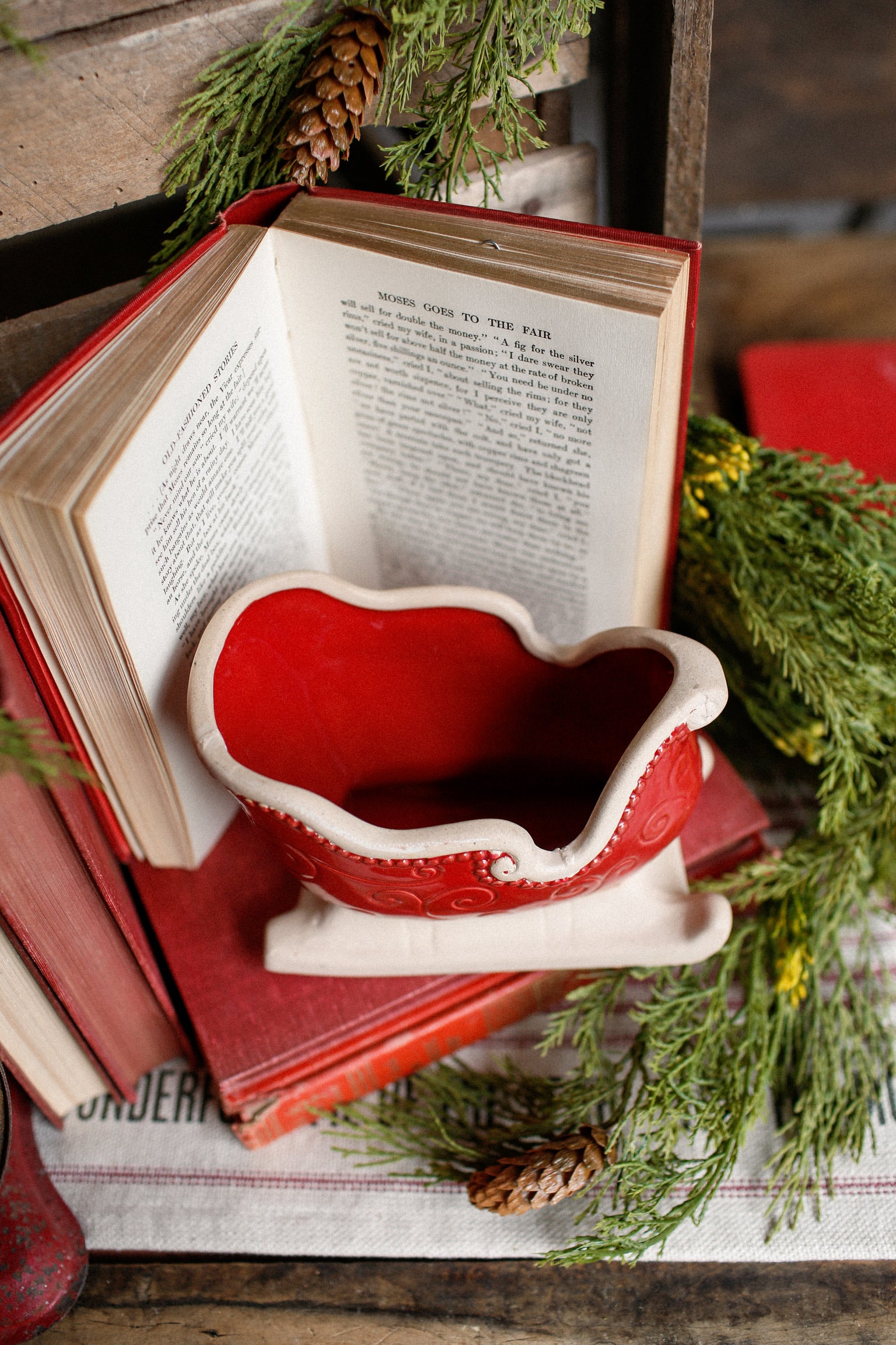 Stoneware Sleigh
