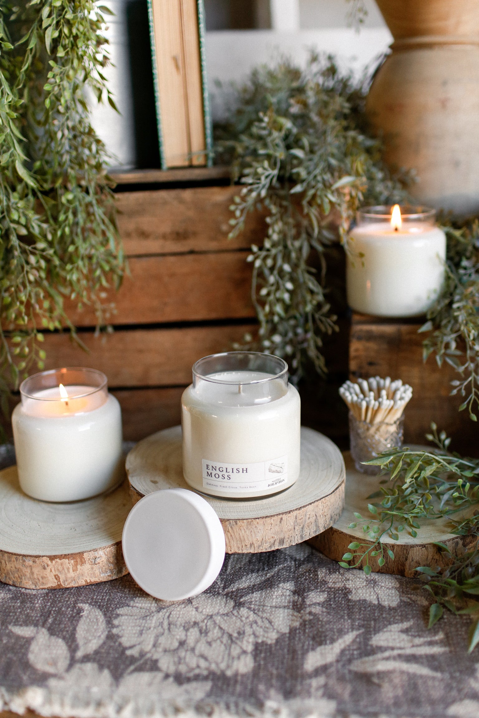 Apothecary Candle-English Moss