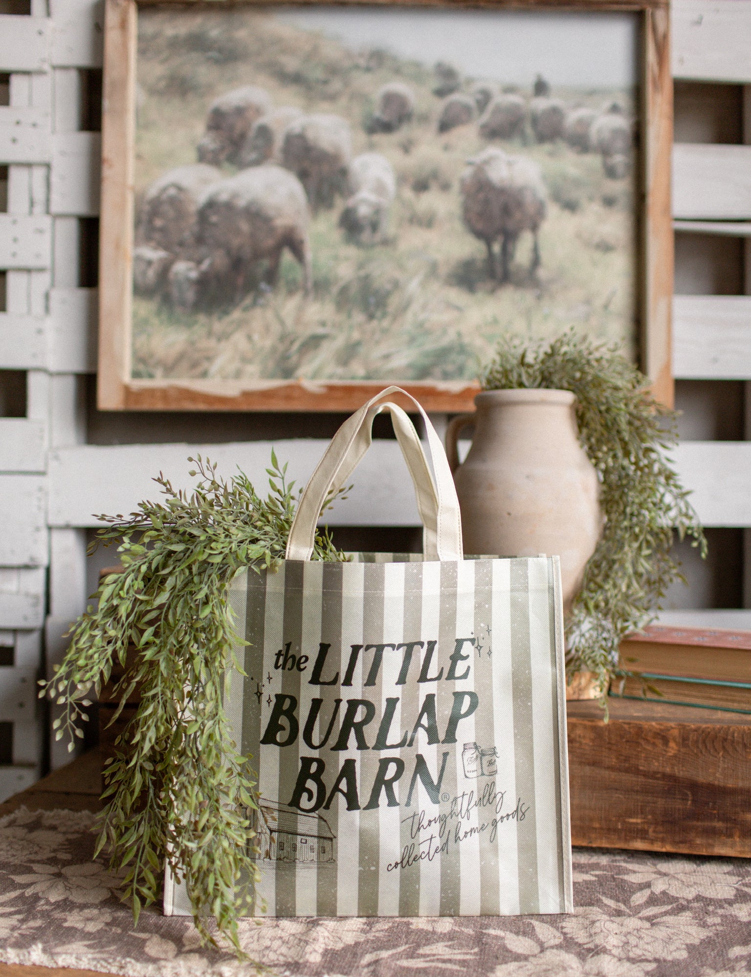 TLBB Reusable Tote Bag The Little Burlap Barn®