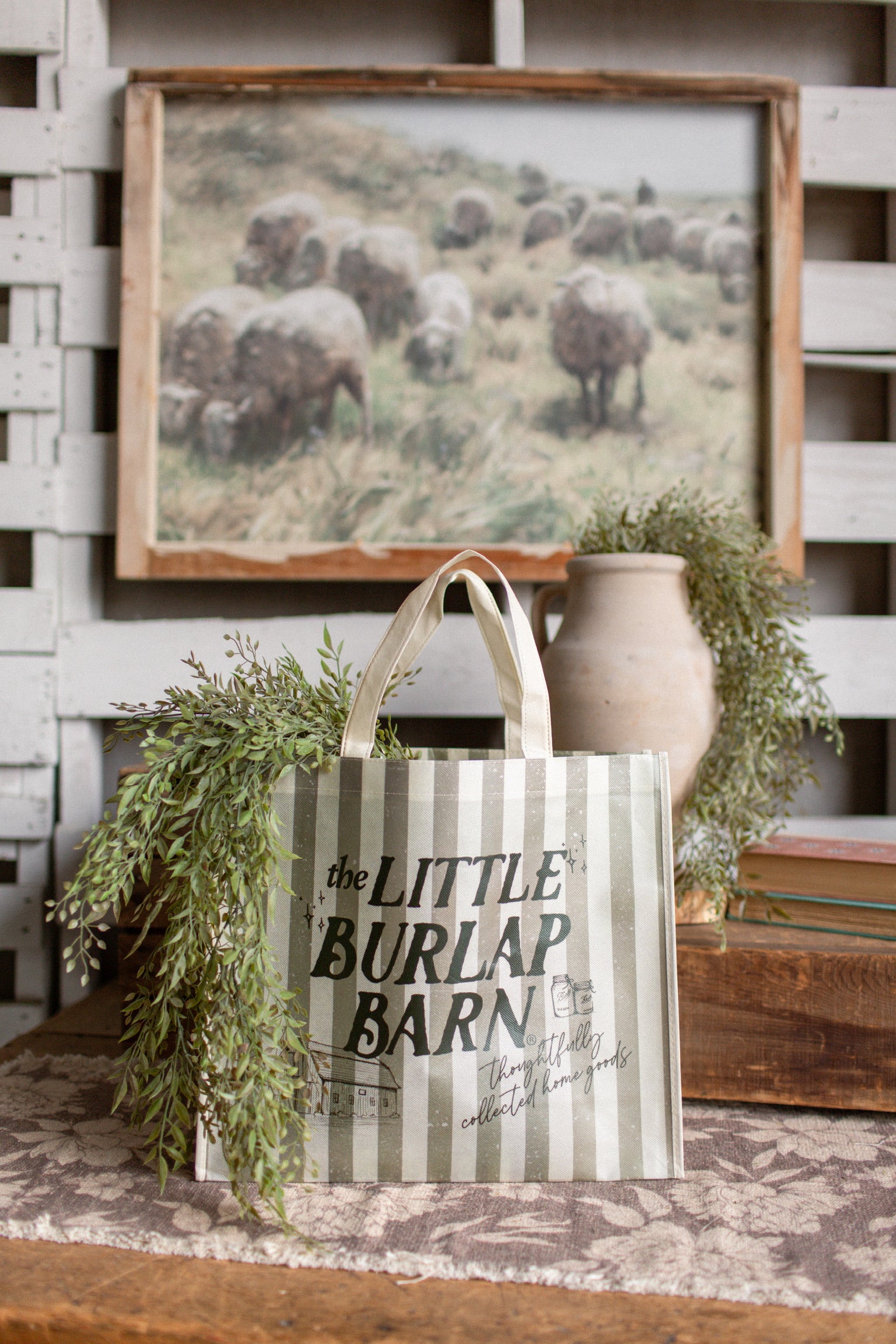 TLBB Reusable Tote Bag The Little Burlap Barn®