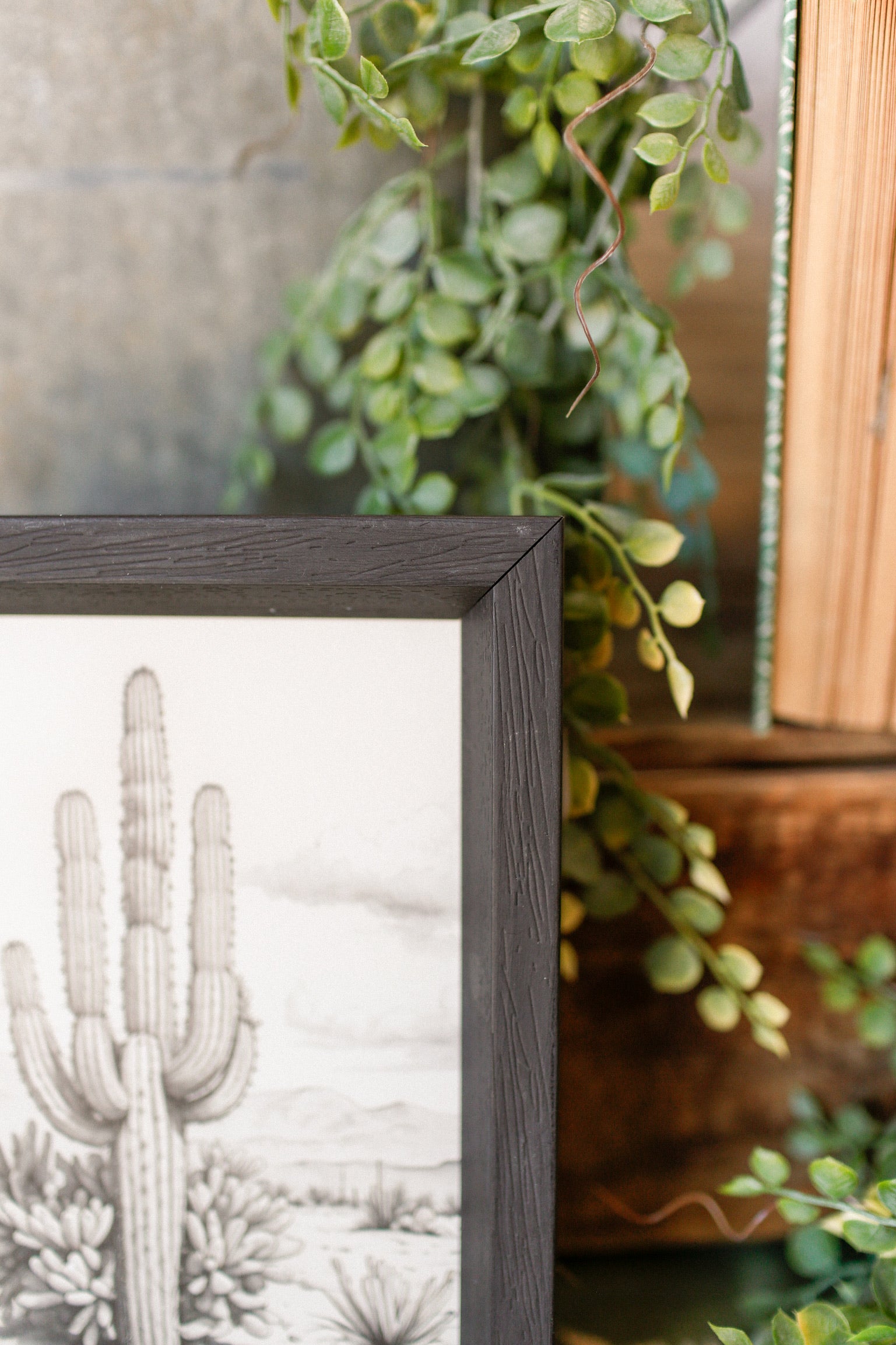Desert Cactus Framed Art The Little Burlap Barn®