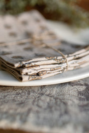 Marigold Block Print Napkins The Little Burlap Barn®