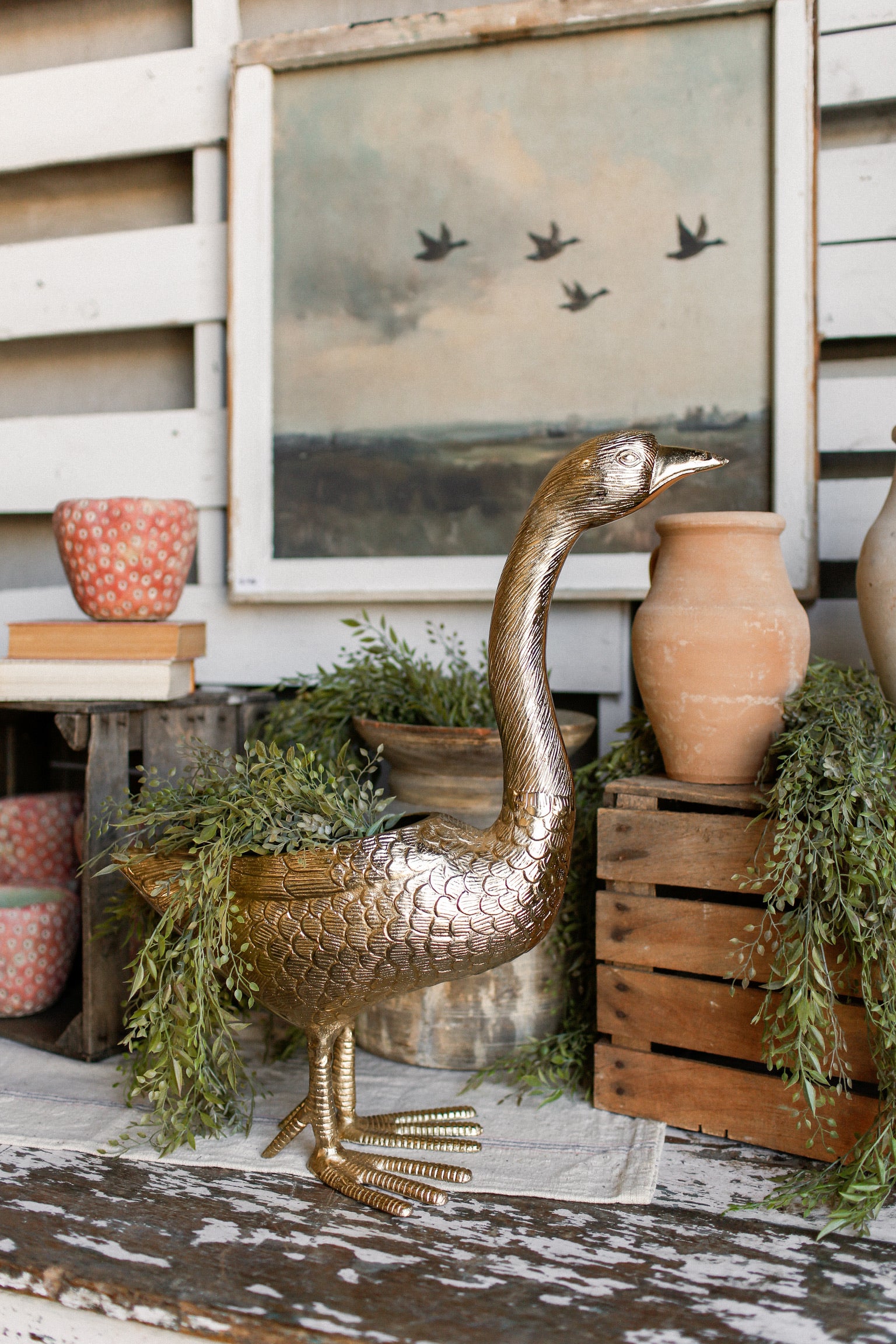 Gilded Goose Planter The Little Burlap Barn®