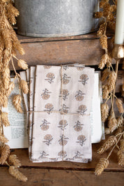Marigold Block Print Napkins