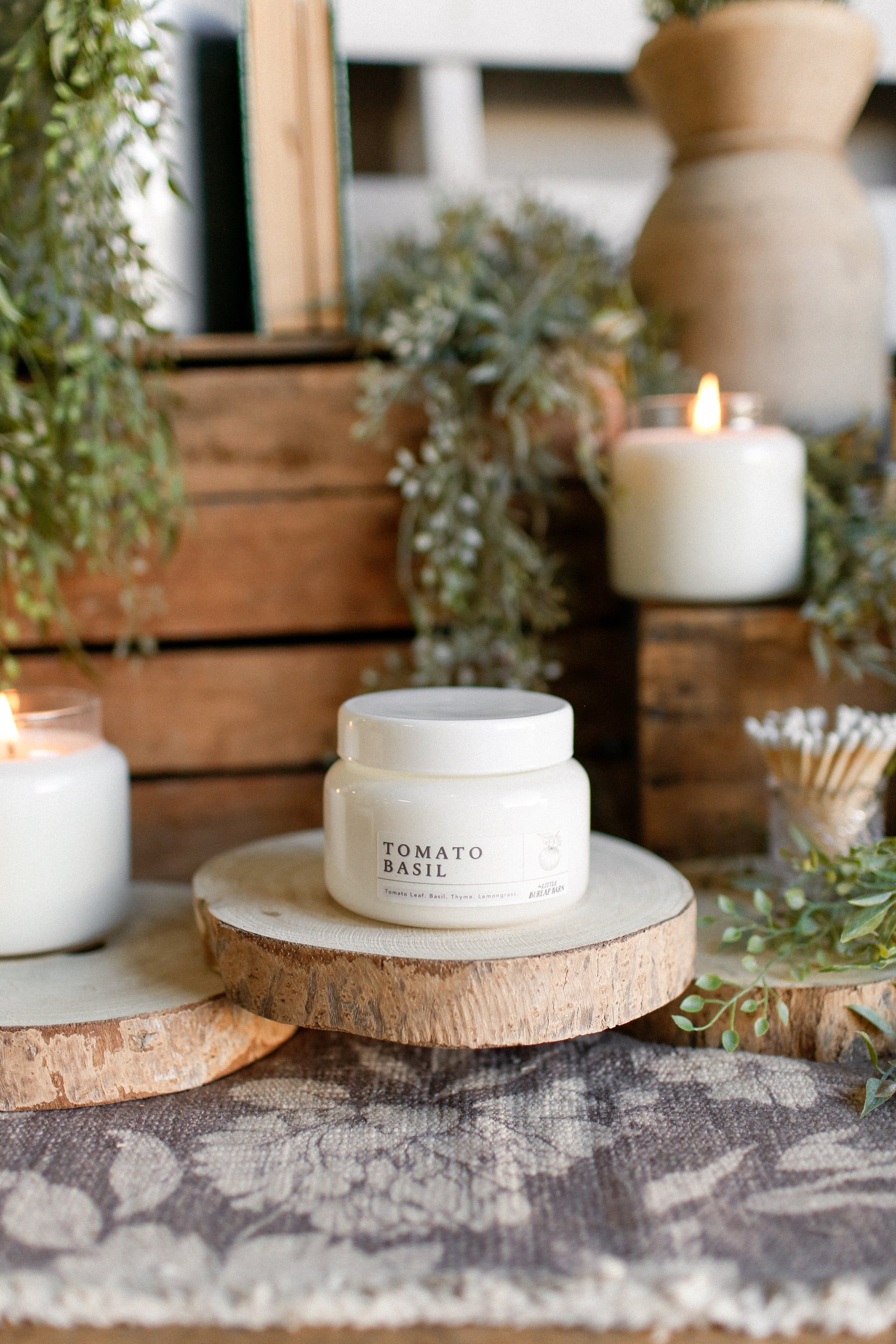 Apothecary Candle -- Tomato Basil The Little Burlap Barn®