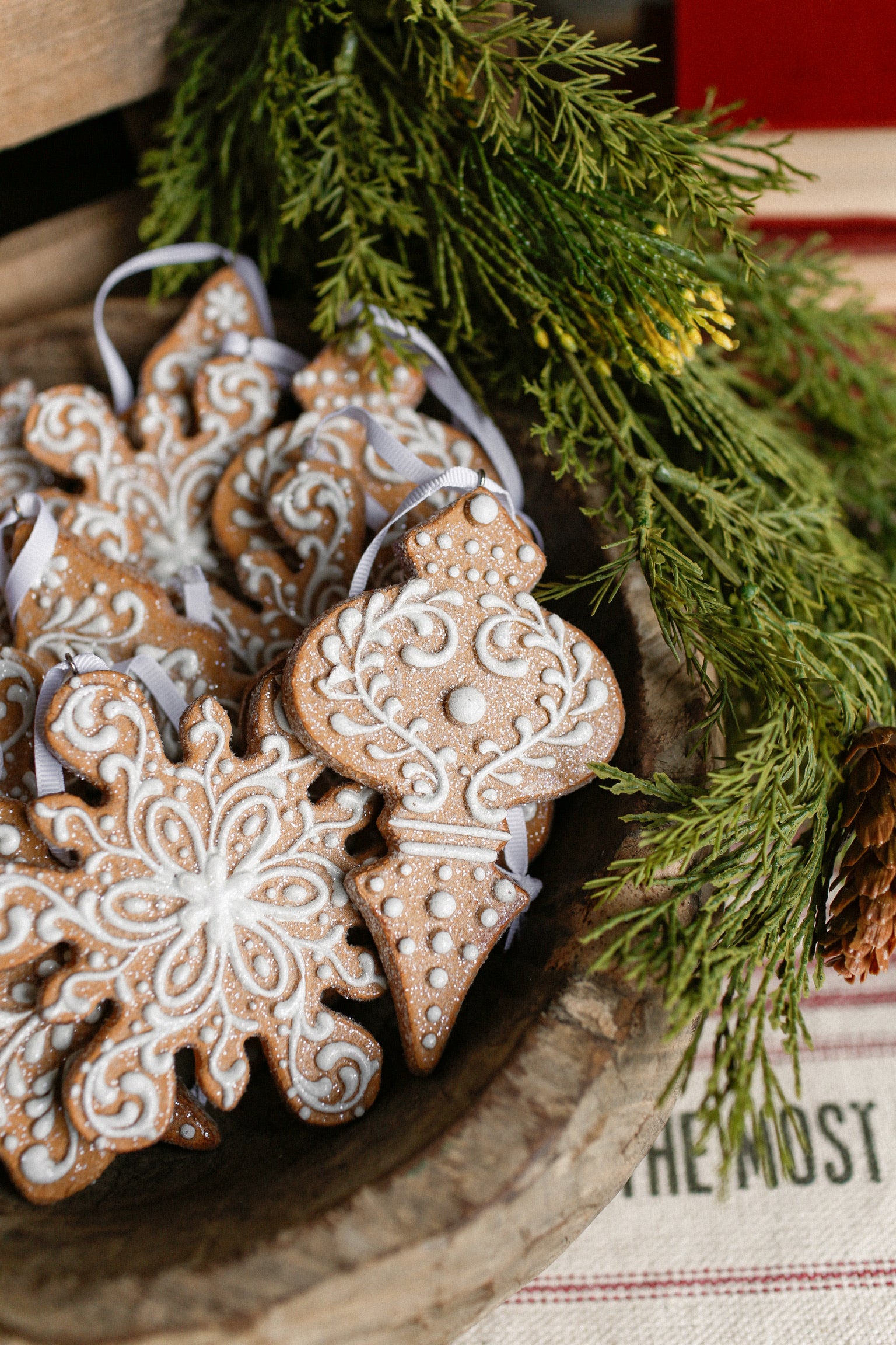White Gingerbread Ornament