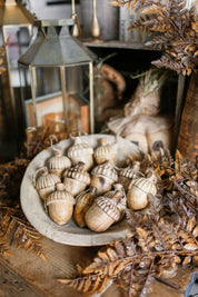 Carved Wood Acorn The Little Burlap Barn®