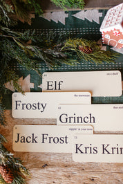 Holiday Character Flashcard