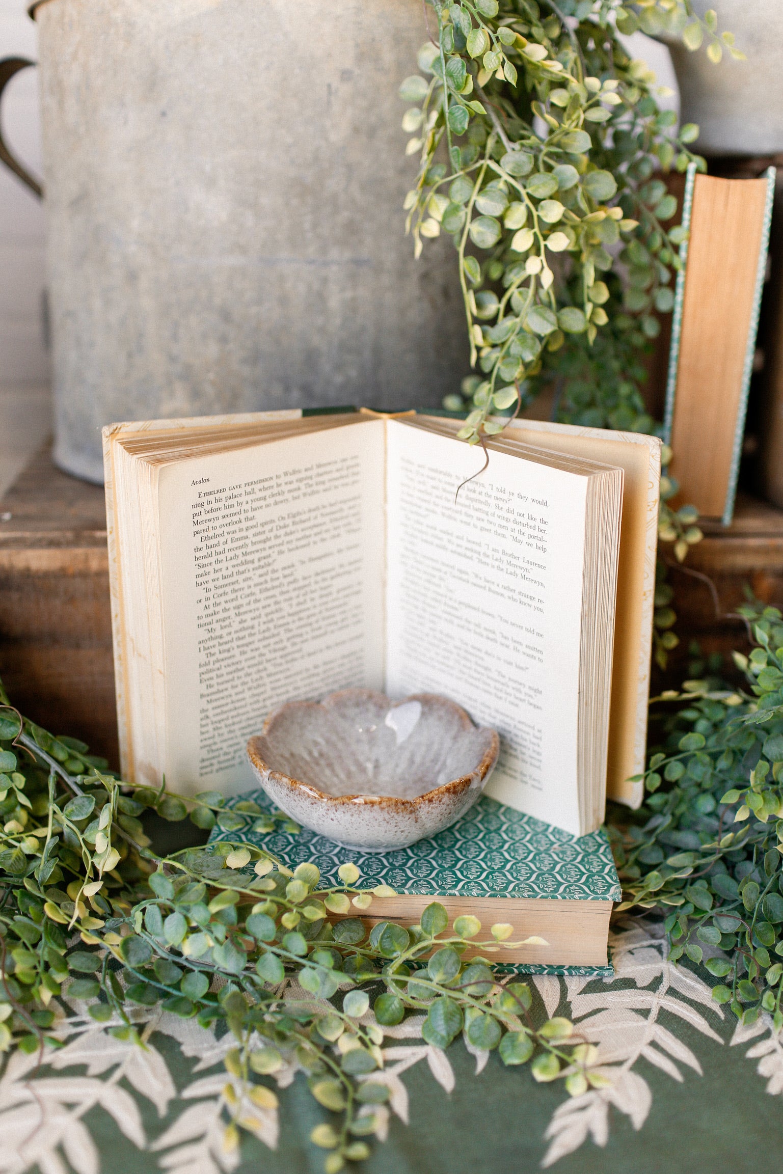 Stoneware Flower Bowl The Little Burlap Barn®