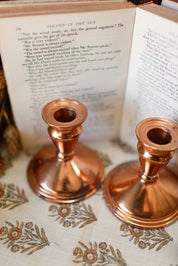 Vintage Copper Candlesticks