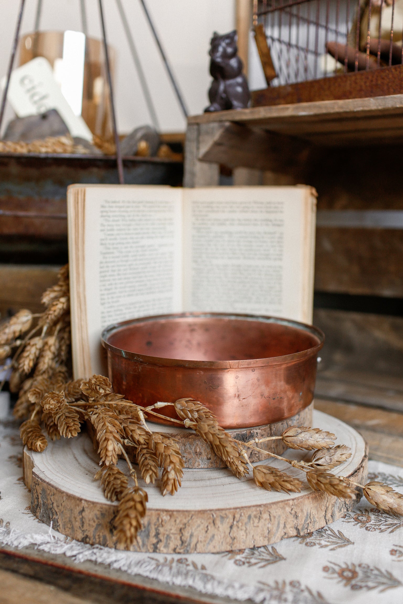 Vintage Copper Bowl