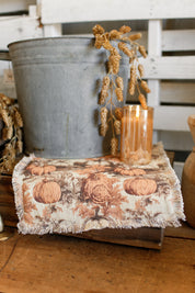 Autumn Leaves & Pumpkins Runner