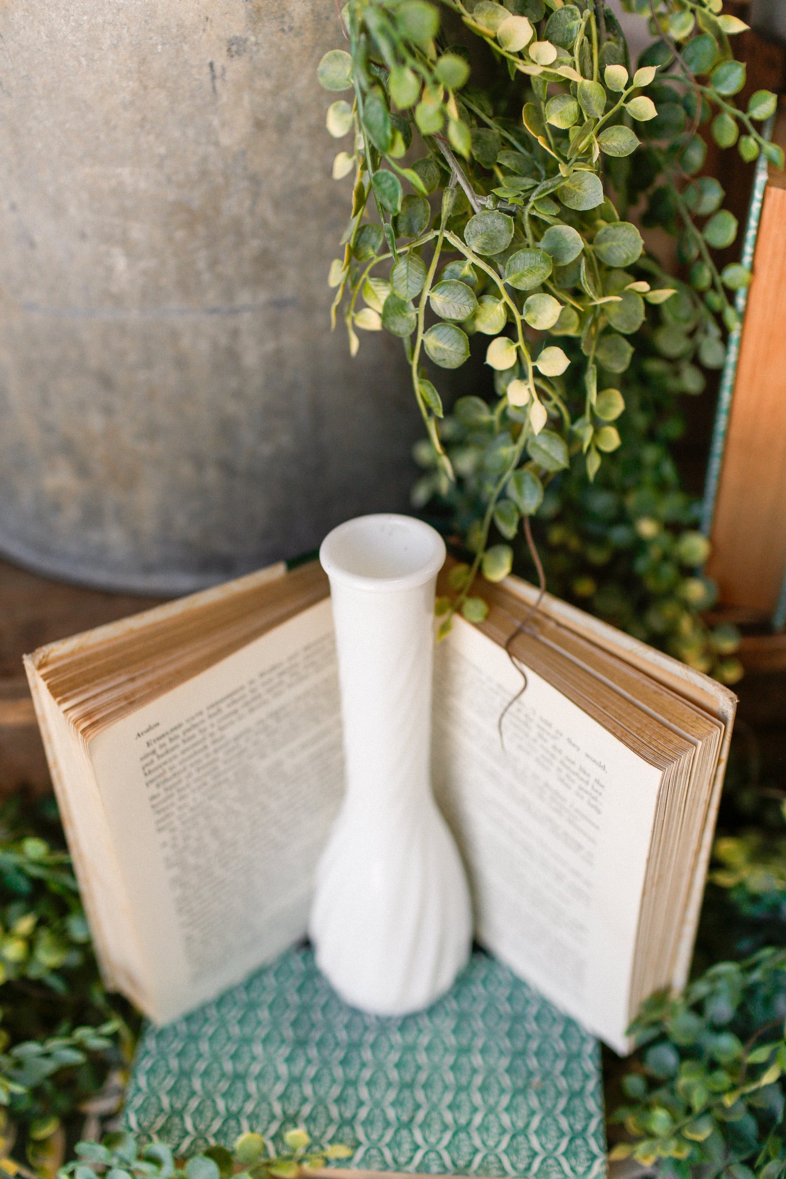 Vintage Milk Glass Bud Vase The Little Burlap Barn®
