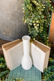 Vintage Milk Glass Bud Vase The Little Burlap Barn®