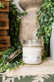 Mason Jar Candle-Garden Citrus The Little Burlap Barn®