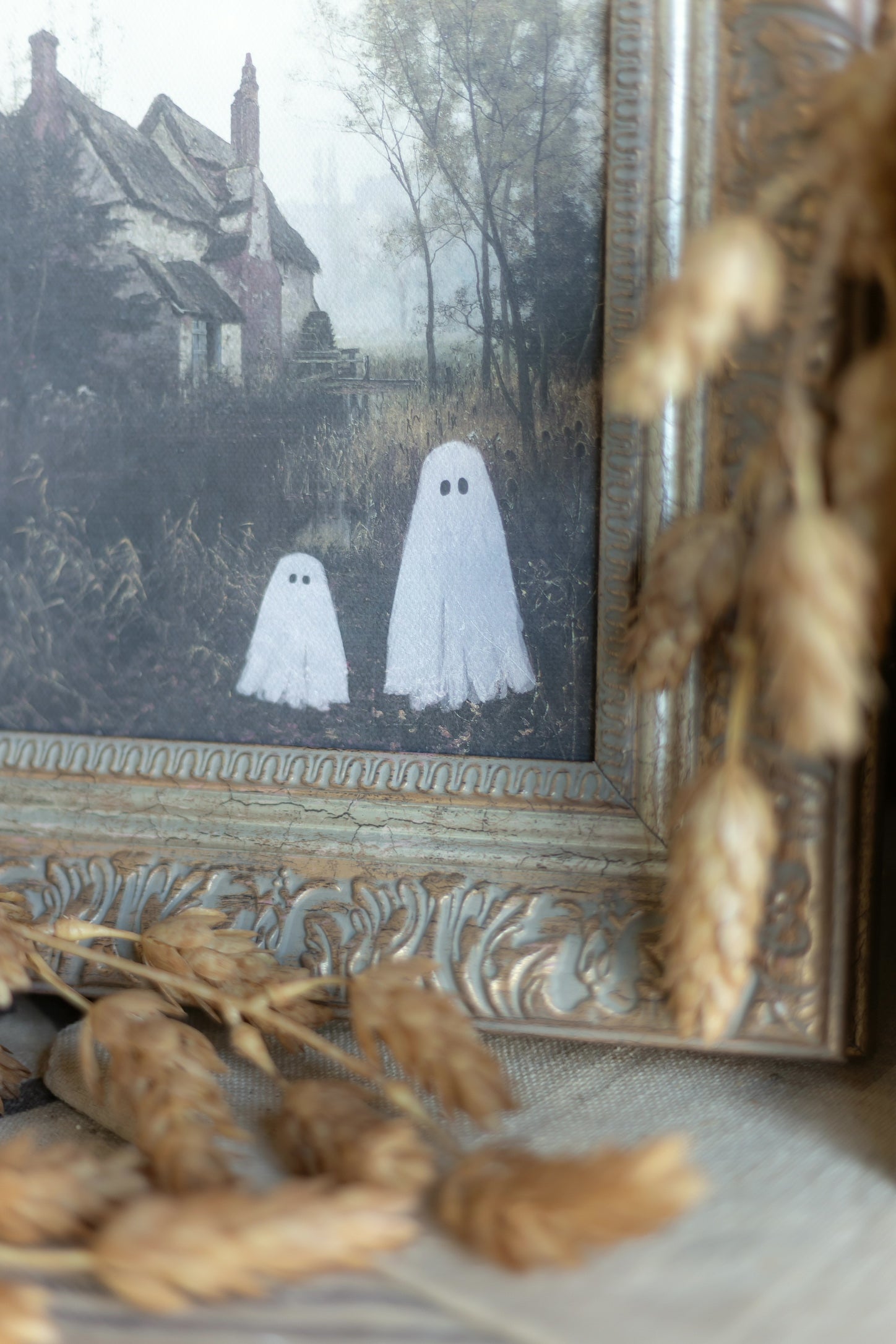 Autumn Ghosts Framed Wall Art The Little Burlap Barn