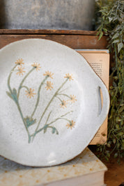 Stoneware Botanical Handled Bowl The Little Burlap Barn®