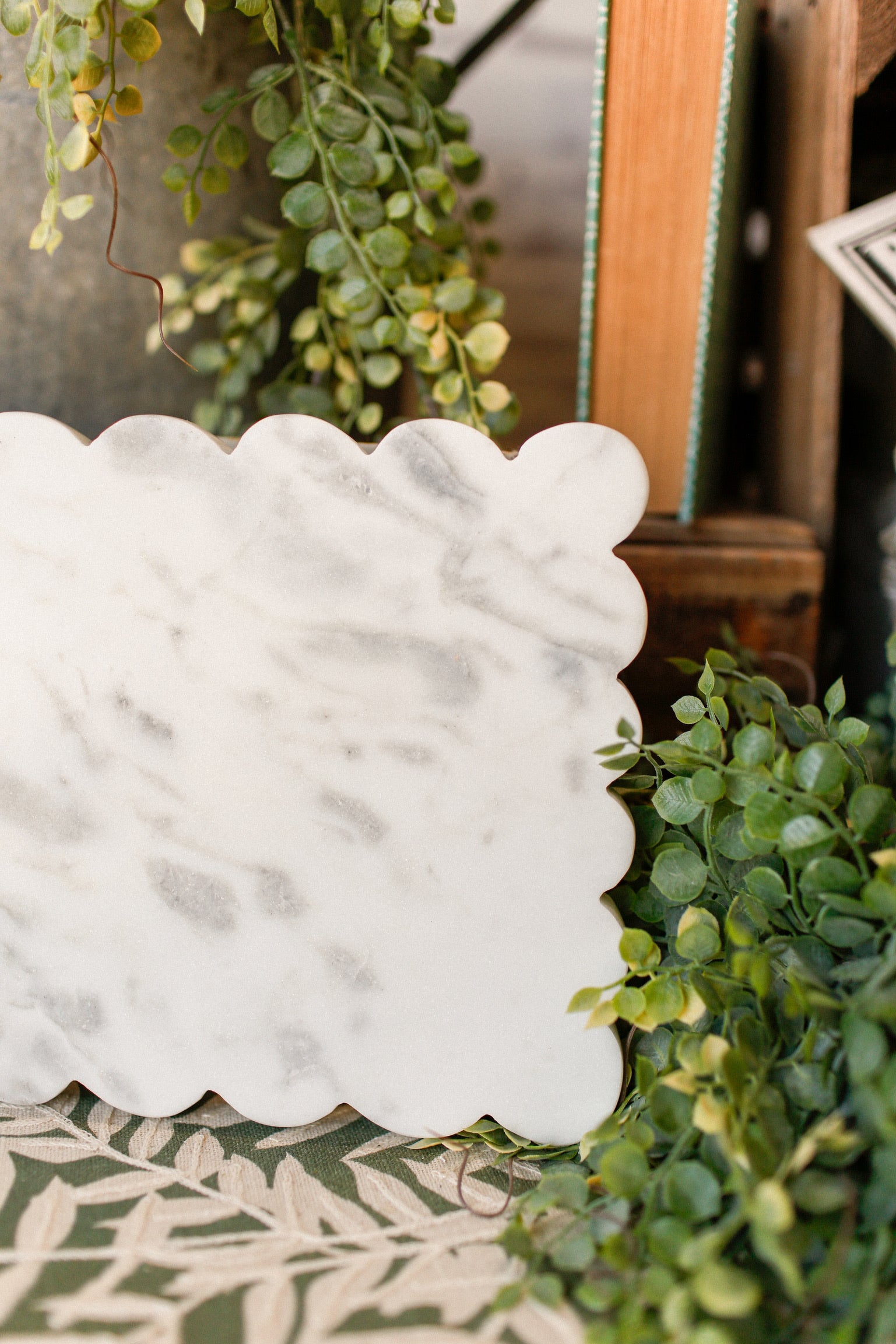 Marble Scalloped Cutting Board The Little Burlap Barn®
