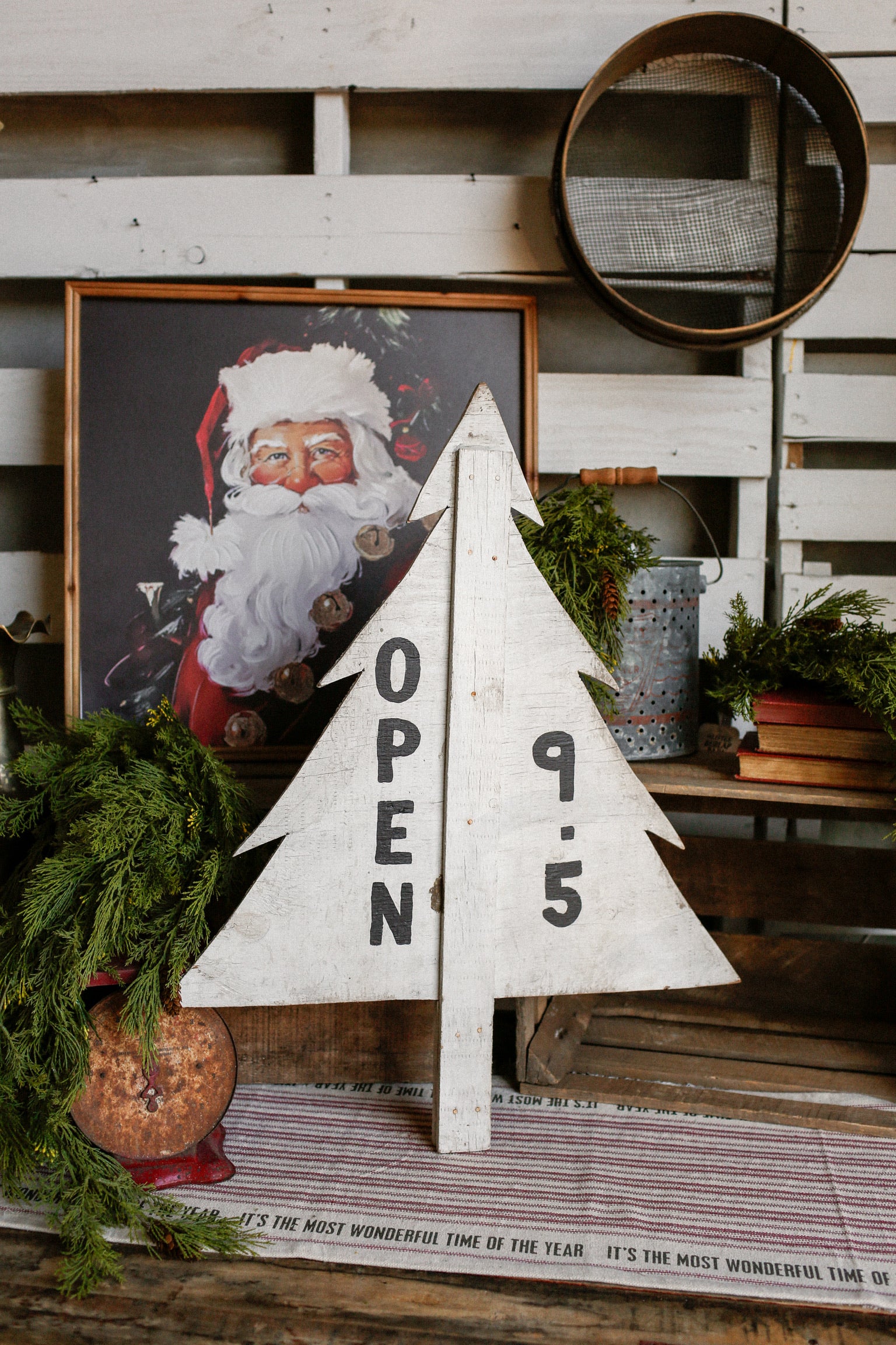 Salvaged Wood Tree Sign