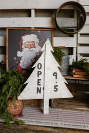 Salvaged Wood Tree Sign