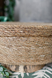 Hand-Woven Seagrass Basket The Little Burlap Barn®