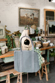 Green Check Tote Bag The Little Burlap Barn®
