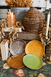 Stoneware Botanical Plate
