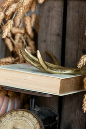 Gilded Cast Iron Antler Creative Co-Op