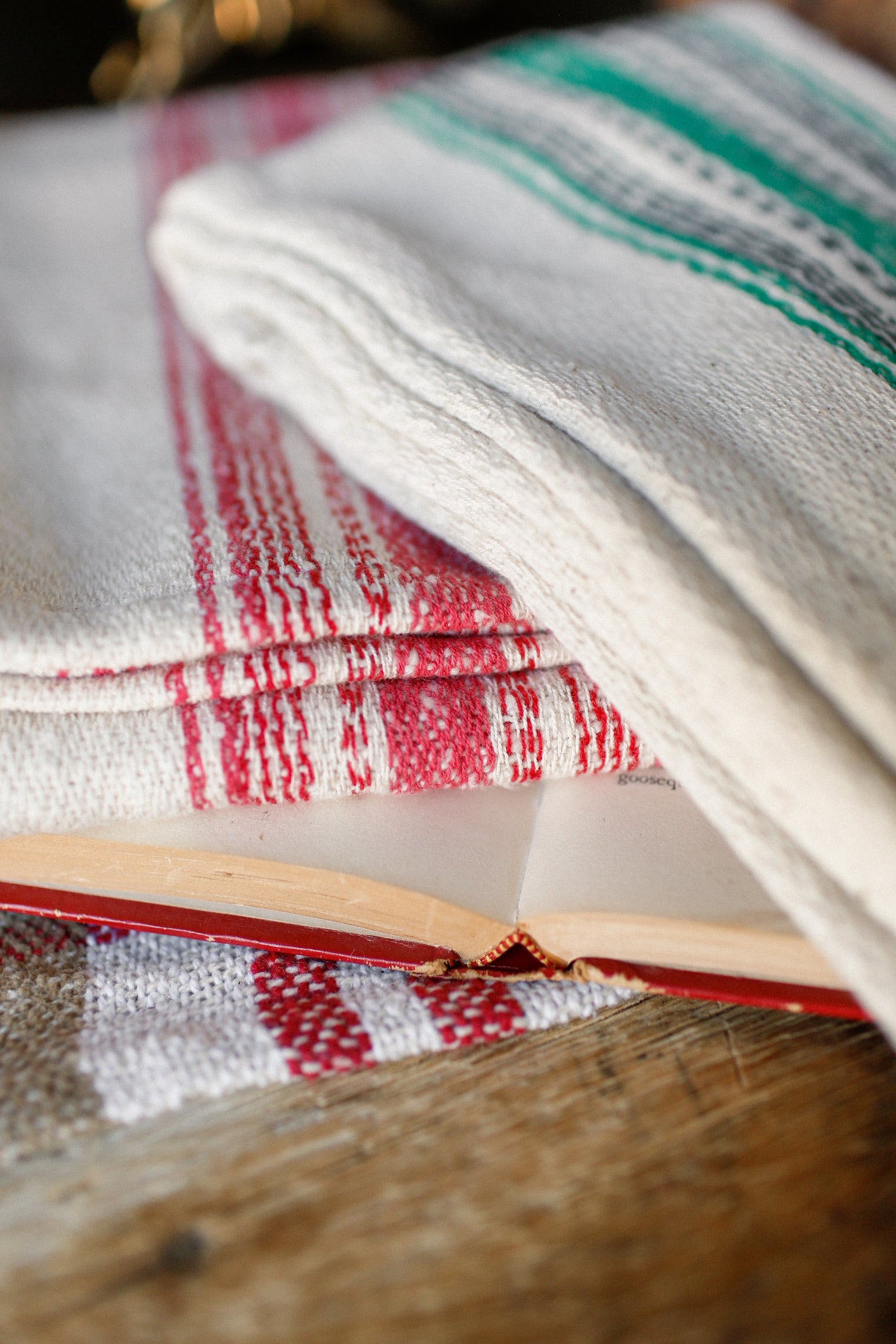 Noel Stripe Kitchen Towel Set