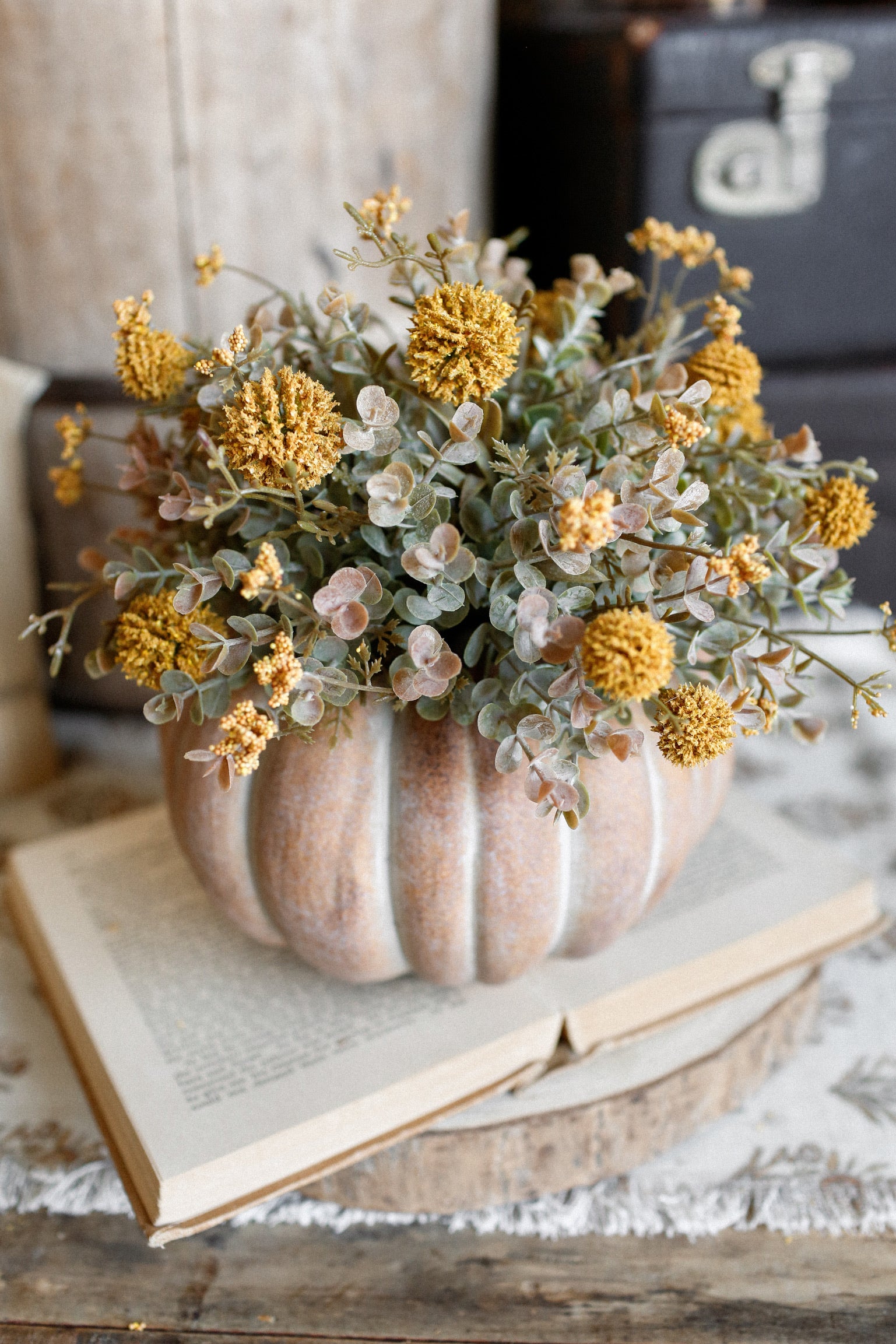 Whimsy Wildflower Sphere (Mustard)