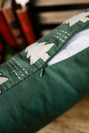 Stitched Tree Pattern Pillow