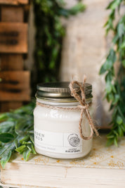 Mason Jar Candle-Garden Citrus The Little Burlap Barn®