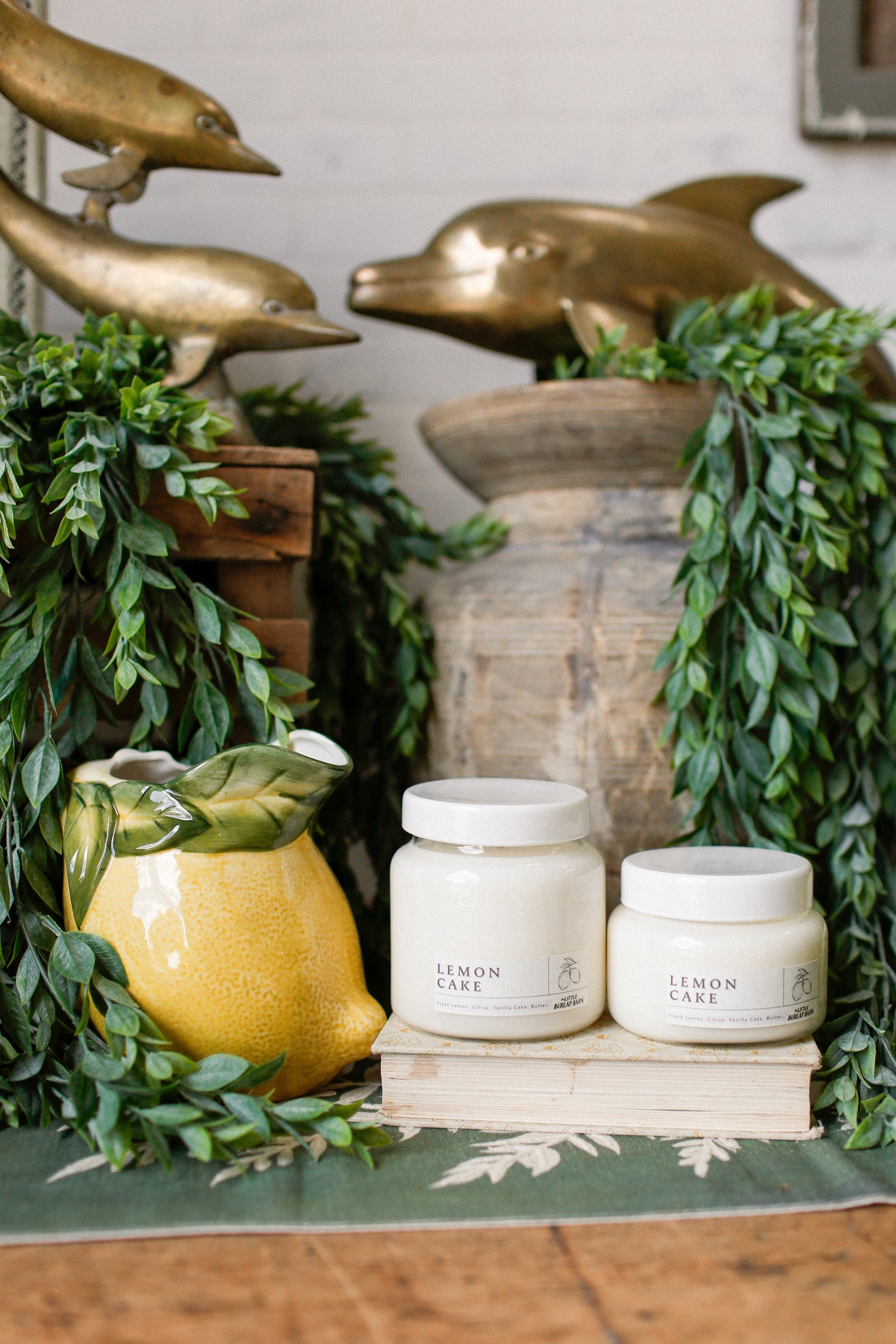 Apothecary Candle -- Lemon Cake The Little Burlap Barn®