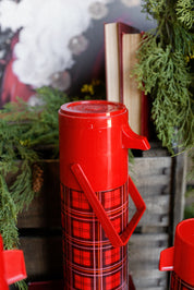 Vintage Aladdin Plaid Thermos